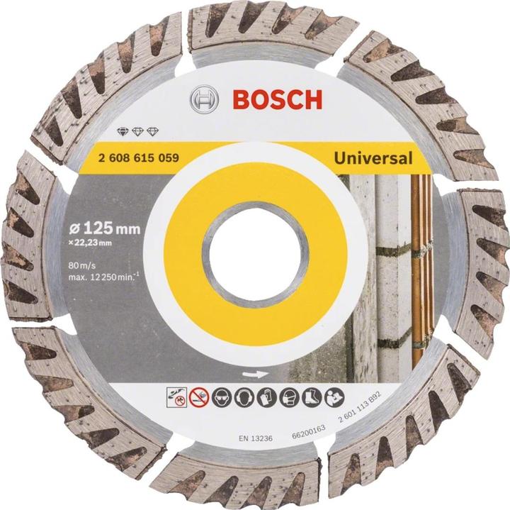 Productafbeelding Bosch Professional Bosch Standaard voor Universeel diamantzaagblad 125 x 22,23 mm 5 stuks ( 5x 2608615059 ) voor beton
