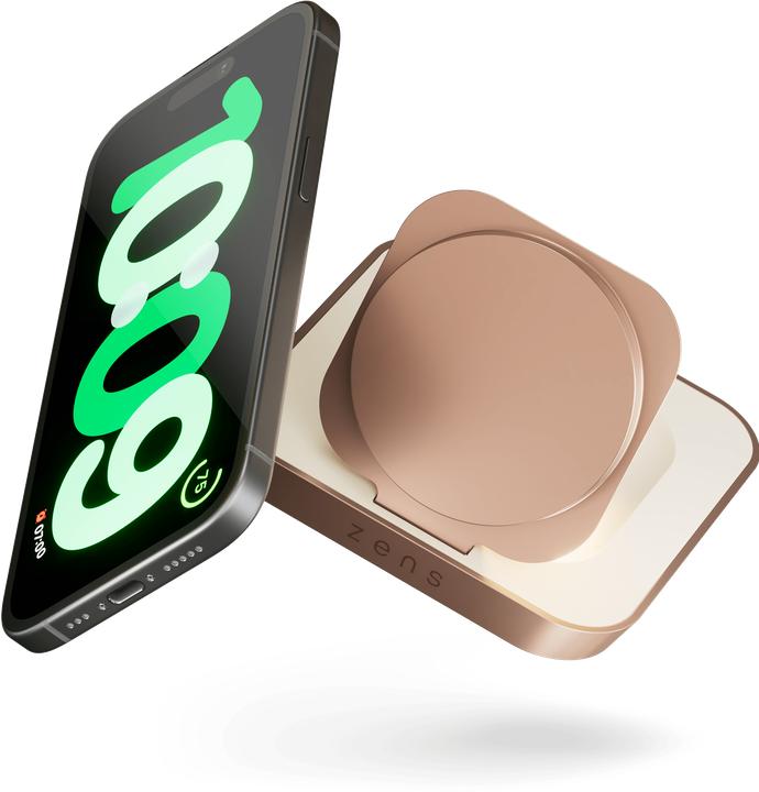 Image du produit Zens 15W Qi, Apple Fast Charge incluant un chargeur USB-C PD de 18W (15 W)