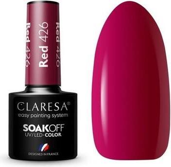 Immagine prodotto Claresa Smalto ibrido Soak Off UV/LED Red 426 5g (426 ROSSO UV, Vernice UV gel)