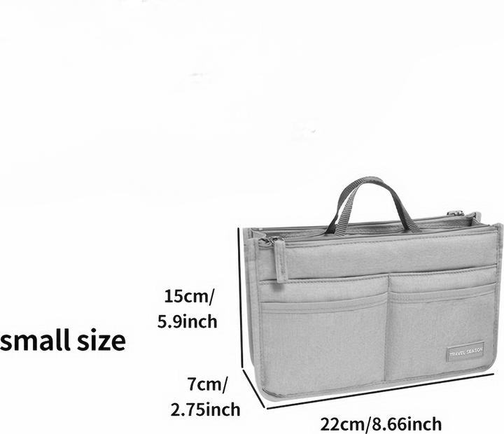 Actual product image Only-Bags.Store Multifunctional & portable storage bag with double zips, large capacity