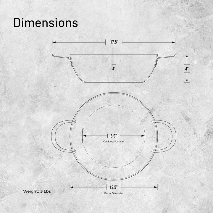 Image du produit de Buyer Élément minéral B (32 cm, Poêle à frire, Fer, Acier)