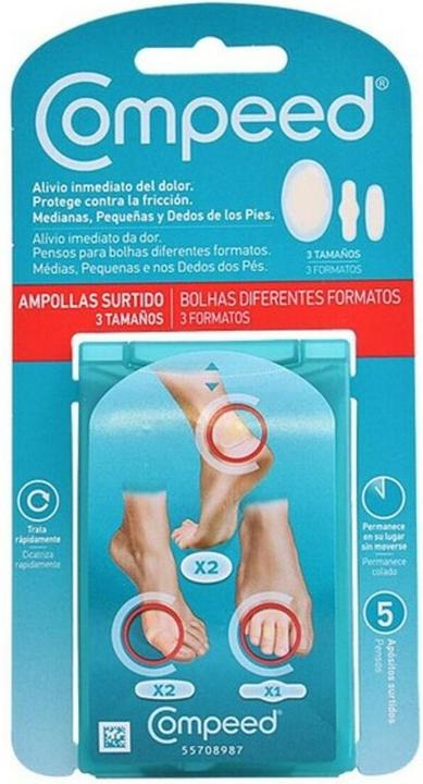 Image du produit Compeed Pansement Ampoule Assortiment – Pack 3 en 1 (5x)