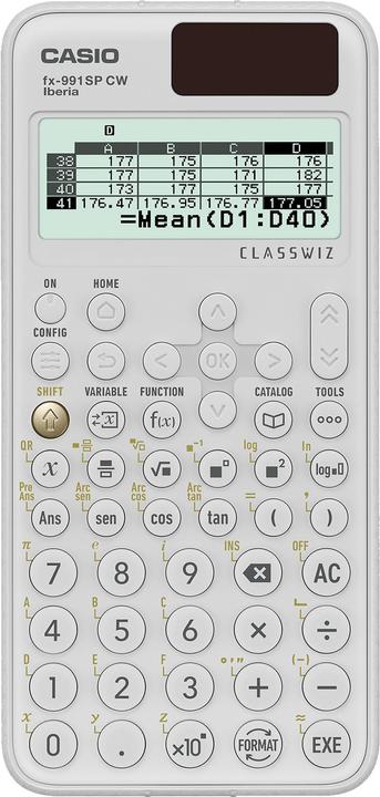 Actual product image Casio FX-991SPX CW (Batteries, Solar cells)