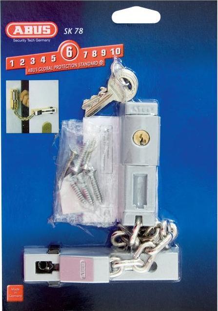 Actual product image Abus Door locking chain SK78 W