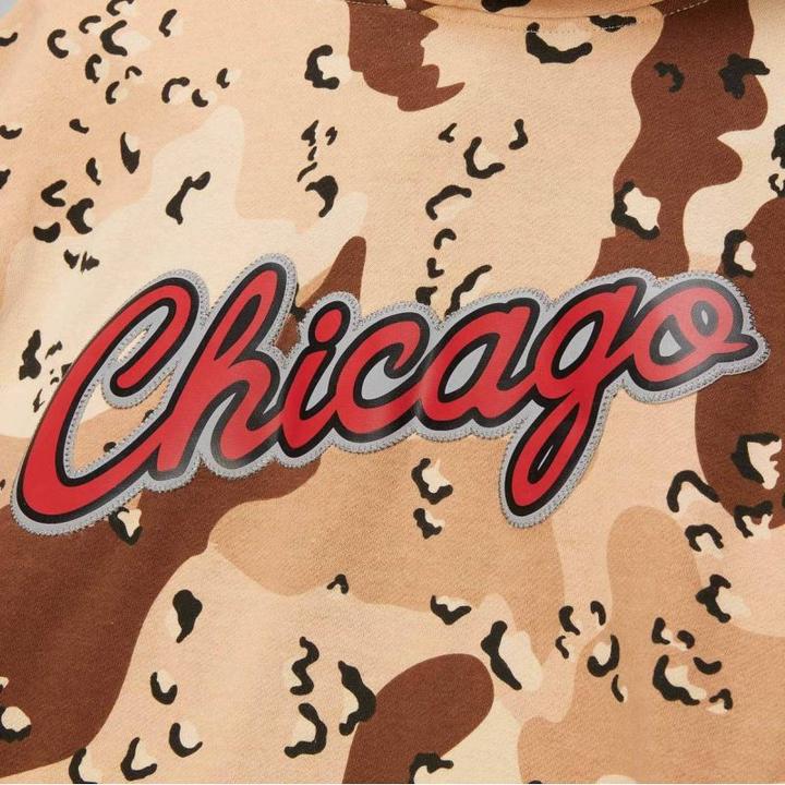 Actual product image Mitchell & Ness NBA Chicago Bulls Camo Reflective Hoodie (M)