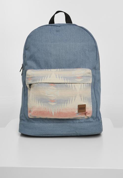 Actual product image Urban Classics Inka Backpack Denim