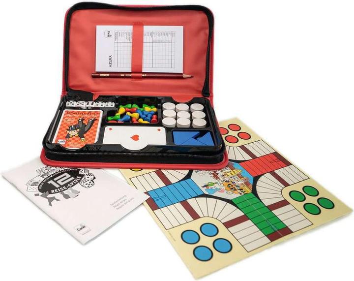 Actual product image Carlit 12 travel games (German, French, Italian)