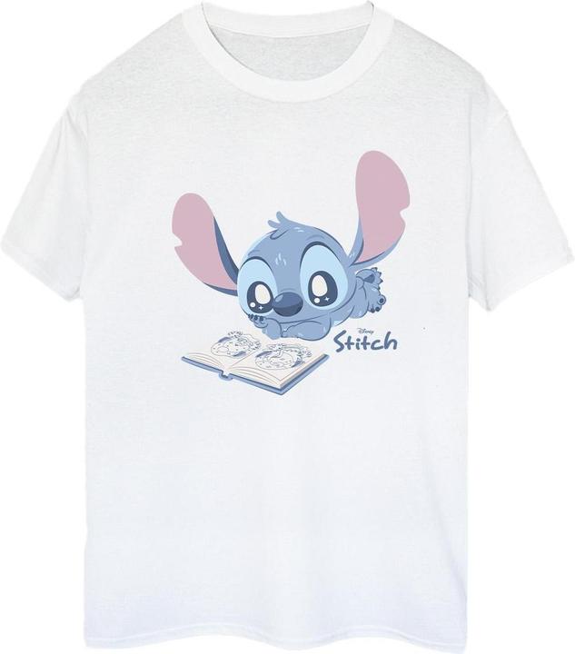 Produktbild Lilo & Stitch Reading Lying Down TShirt (XXL)