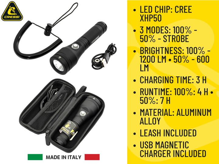 Actual product image Cressi Astra (1200 lm)