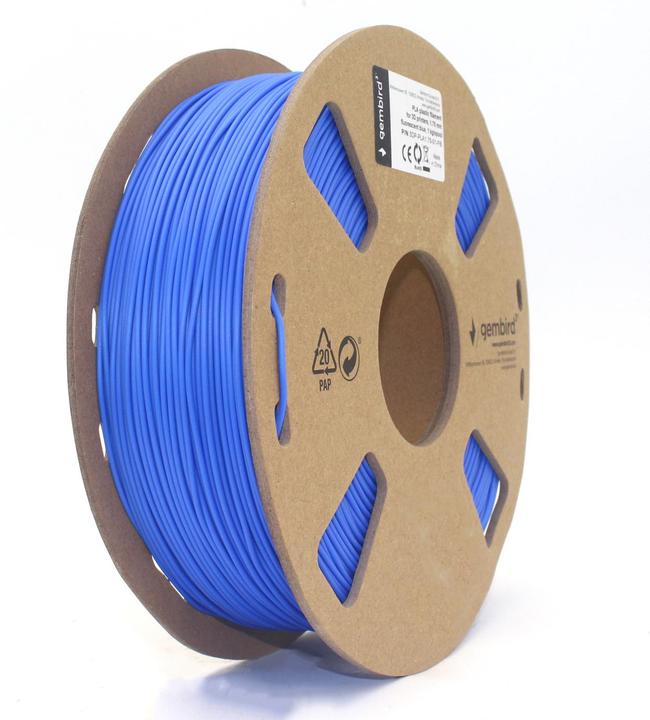 Actual product image Gembird Filament cassette PLA fluorrescent narrow S. (PLA, 1.75 mm, 1000 g)
