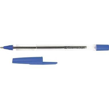 Soennecken, Schreibstifte, Einwegkugelschreiber 3611 Nr.1 Kappe blau 50 St./Pack. (Blau, 50 x)