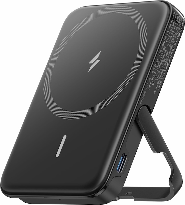 Produktbild Anker 322magGo wireless magnatic Power Bank 5000mAh 7,5W with stand black (5000 mAh, 12 W, 18.50 Wh)