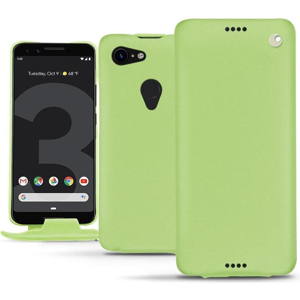Noreve Lederschutzhülle vertikal (Google Pixel 3), Smartphone Hülle, Grün