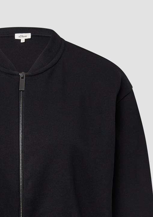 Produktbild s.Oliver Sweatshirt Jacke Sweat-Blouson mit Gummibündchen (44)