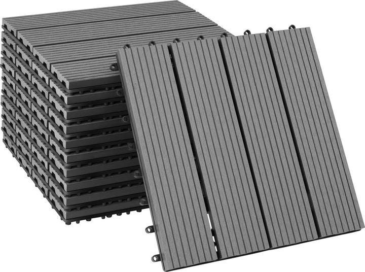 tectake Tegulas (11 x, 31 x 31 x 2 cm)