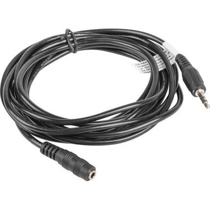 Thumbnail - Lanberg CA-MJFJ-10CC-0030-BK, 3.5mm, Männlich, 3.5mm, Weiblich, 3 m, Schwarz (3 m), Audio Kabel