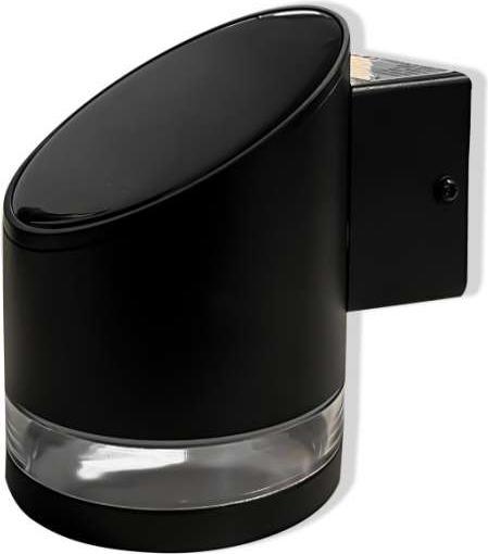 Image du produit V-TAC VT-1138 10384 Applique murale solaire 1 W blanc chaud noir (70 lm, IP44)