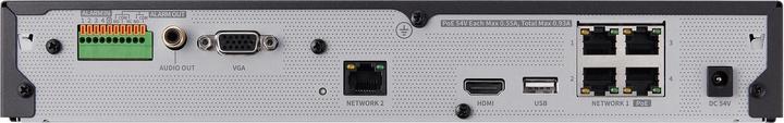 Productafbeelding Hanwha 4CH PoE+ NVR (Netwerk Video Recorder (NVR))