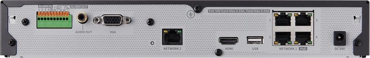 Actual product image Hanwha 4CH PoE+ NVR (Network Video Recorder (NVR))