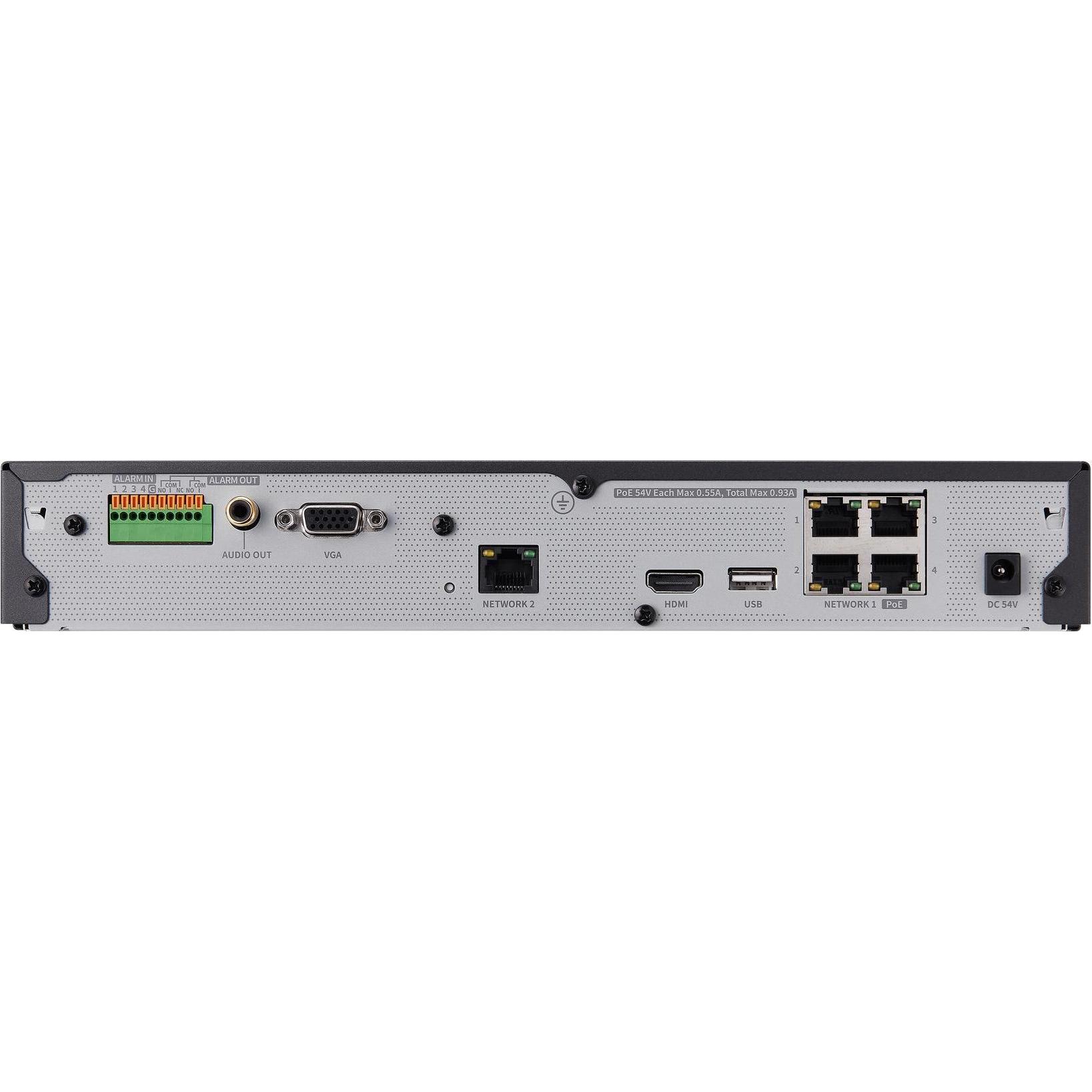 Thumbnail - Hanwha 4CH PoE+ NVR (Netzwerk Videorecorder (NVR)), Netzwerkkamera Zubehör