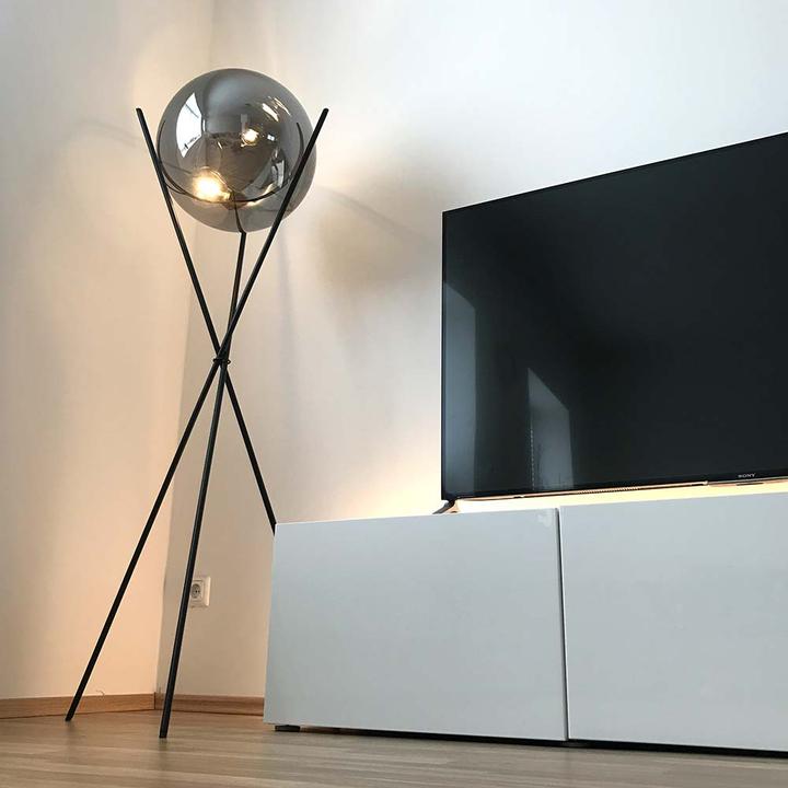 Produktbild s.luce Sphere Glas-Stehlampe 40cm (E27)