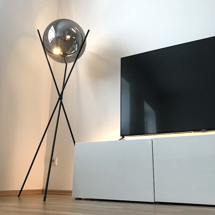 Produktbild s.luce Sphere Glas-Stehlampe 40cm (E27)