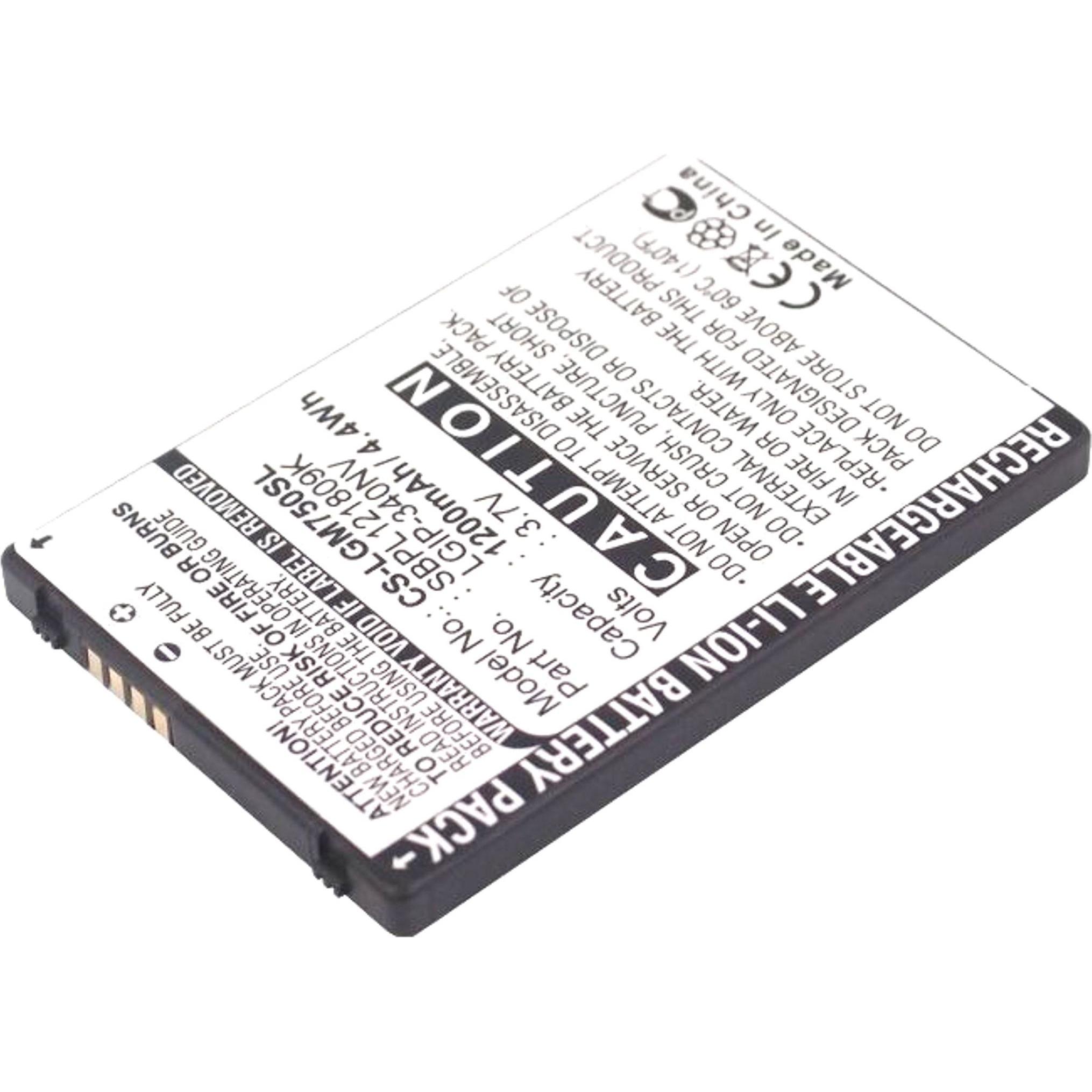 Thumbnail - AGI 20470 Lithium-Ion 1200mAh 3.7V Wiederaufladbare Batterie, Smartphone Akku