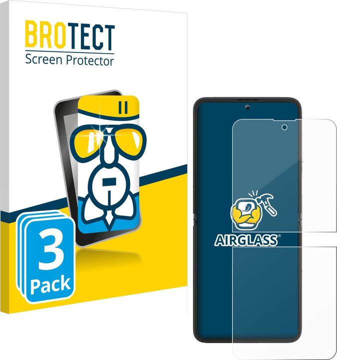 Produktbild BROTECT AirGlass Panzerglasfolie (3 Stück, Blackview A10)