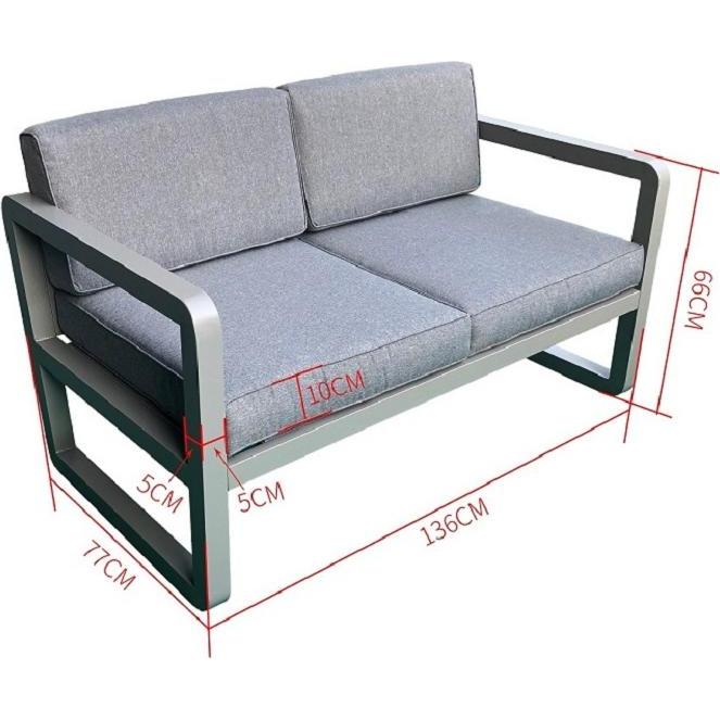 Thumbnail - Jet-Line, Gartenlounge, Gartenlounge Delfi grau