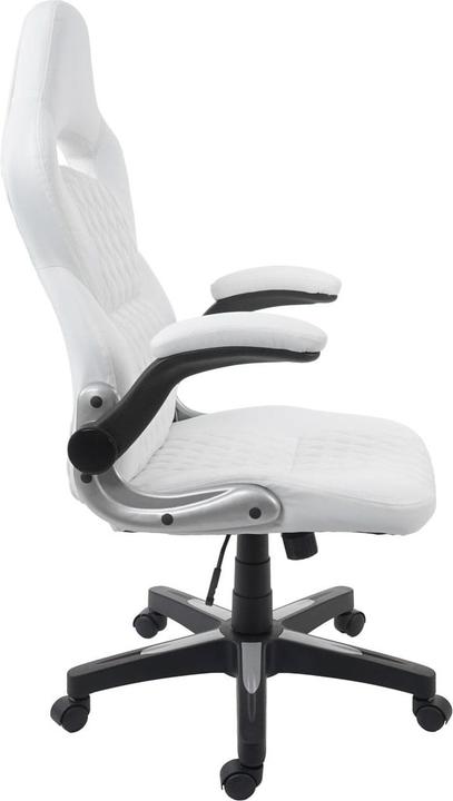 Image du produit Swisshandel24 Chaise de bureau en similicuir - blanc - 65247 (43 - 52 cm)