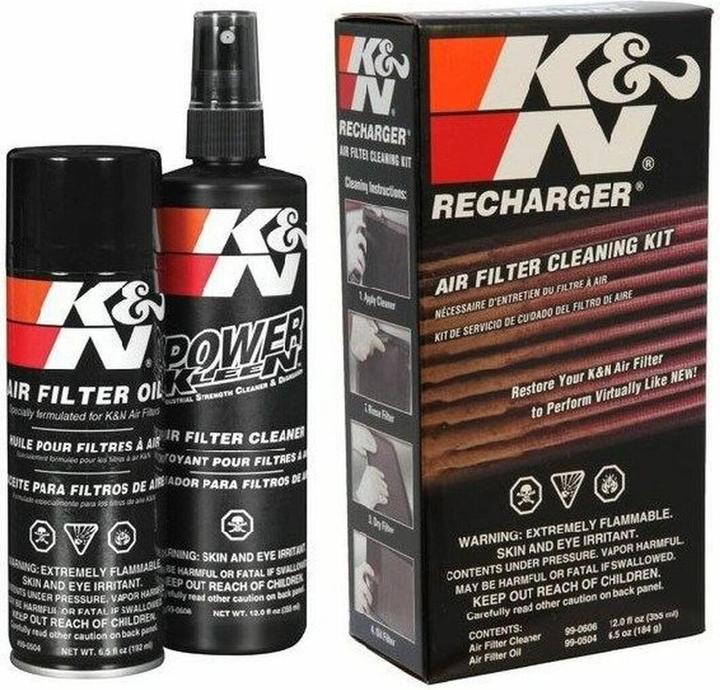 Produktbild K&N kit luftfilterreiniger schmiermittel