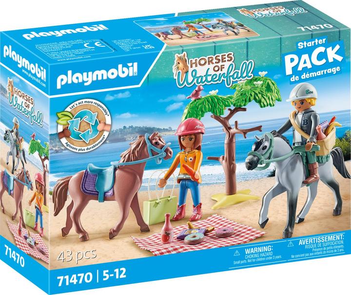 Image du produit Playmobil Reitausflug an den Strand mit Amelia und Ben (71470)