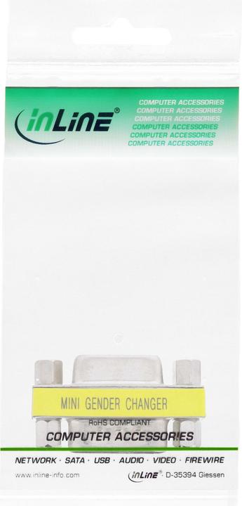 Actual product image InLine Mini Gender Changer (Mini DIN)