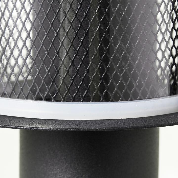 Actual product image Brilliant Detroit outdoor base luminaire 40cm black matt metal/plastic 1x A6 (E27, IP44)