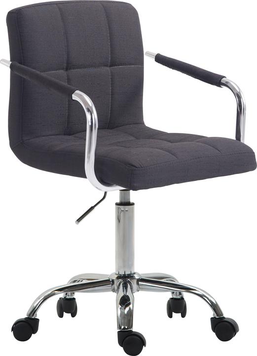 Image du produit CLP Chaise de bureau Lucy V2 tissu, noir