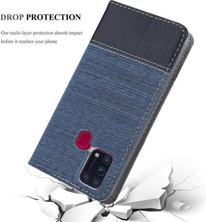 Actual product image Cadorabo Book Jeans Optics Cover (Samsung Galaxy M31)