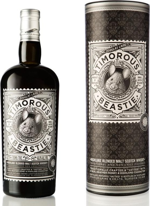 Immagine prodotto Douglas Laing Bestiola timorosa (Miscelato Whisky, Whisky scozzese, 1 x 70 cl)