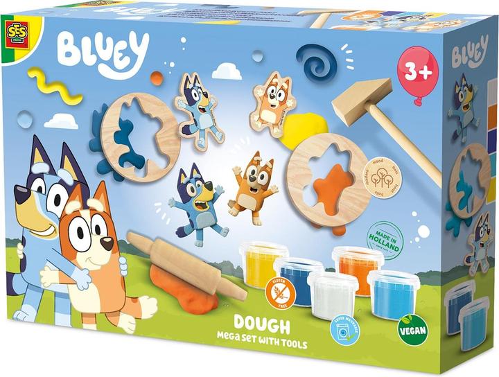 Produktbild Ses Creative - Bluey - Dough Mega Set 5 x 90g (S14097)