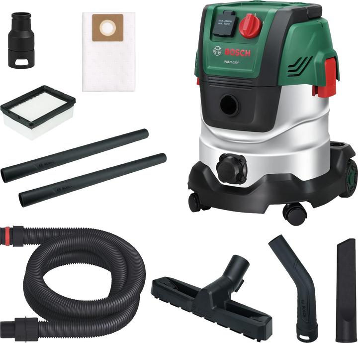 Image du produit Bosch Hausgeräte Aspirateur PAS20-220P avec Kit d'Accessoires