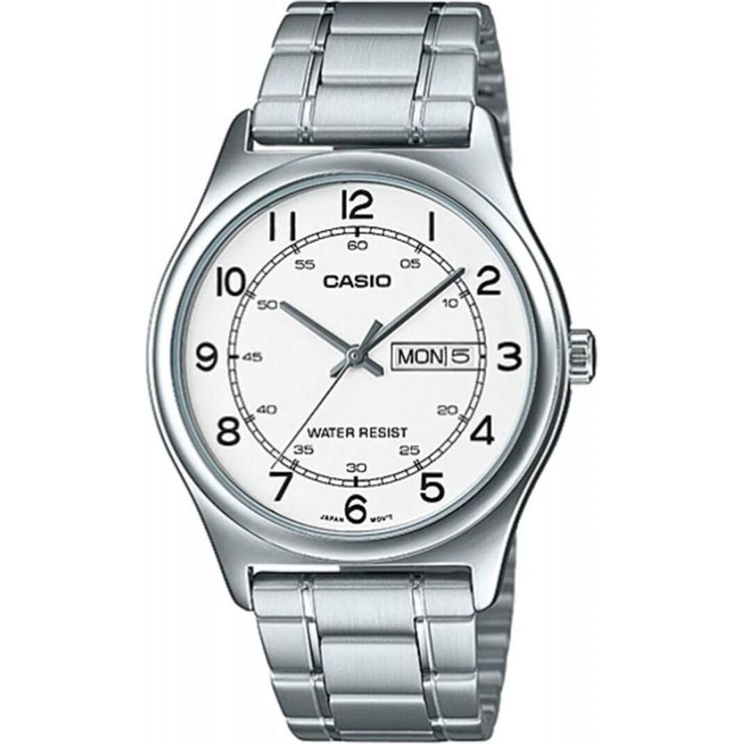 Casio, Armbanduhr, Mod. EASY READER, Silber, (38 mm)