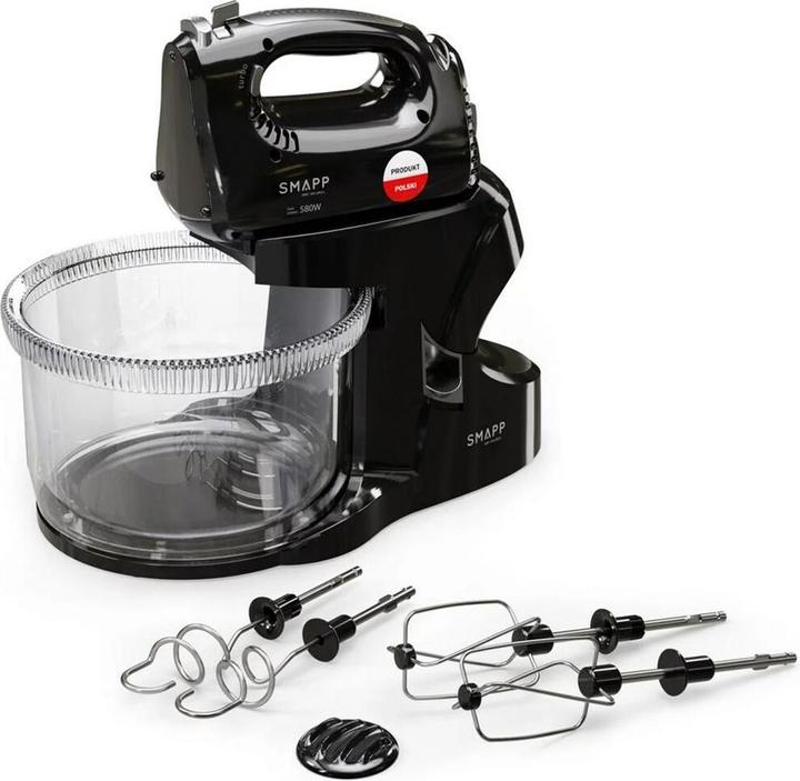 Immagine prodotto Smapp Miscelatore a mano Frullatore con ciotola 451.8 2 ciotole nero (580 W)