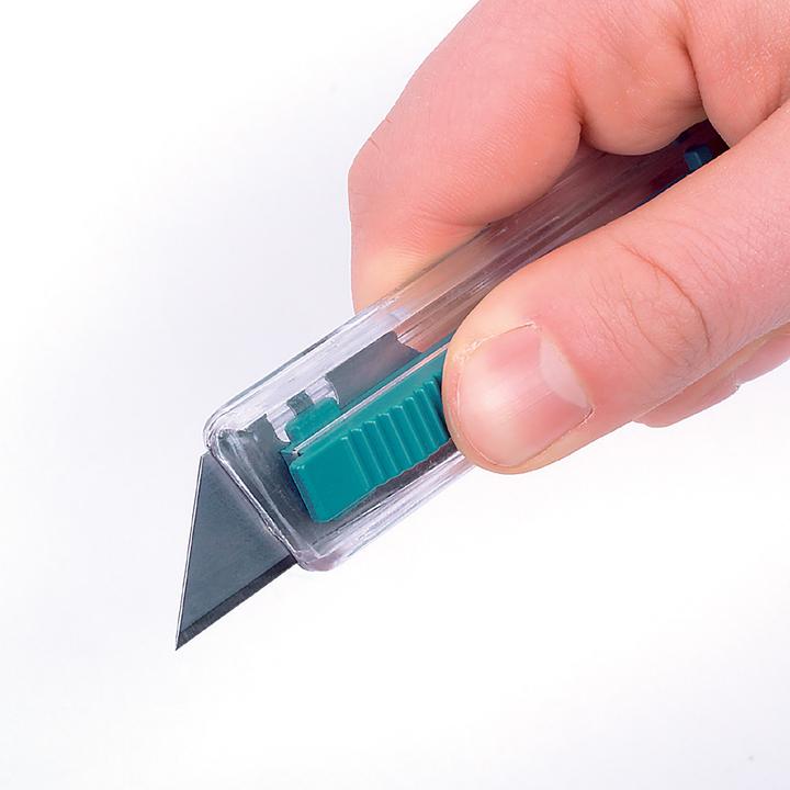 Produktbild wolfcraft 1 Sicherheitsmesser aus Kunststoff (Cutter)
