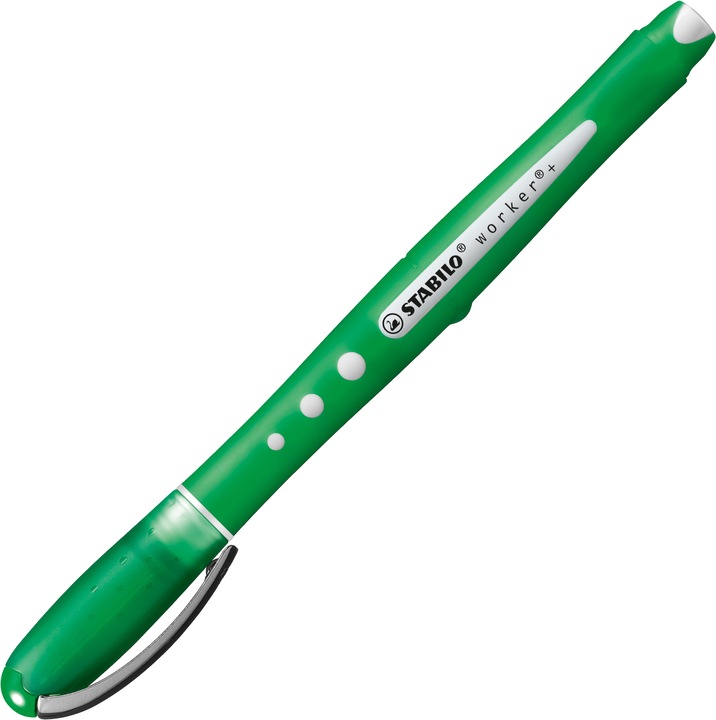 Produktbild STABILO worker+ colorful Tintenroller (Grün, 1 x)