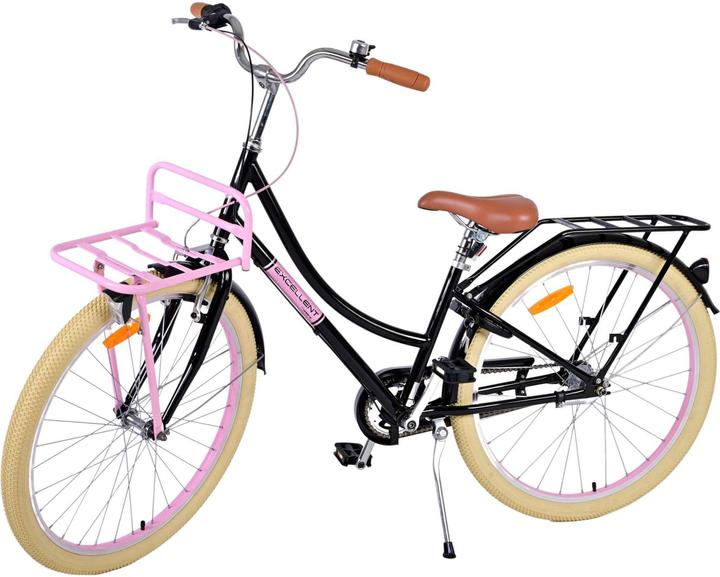 Actual product image Volare Excellent Kinderfiets - Meisjes - 26 inch - Zwart - Shimano Nexus 3 versnellingen (26")