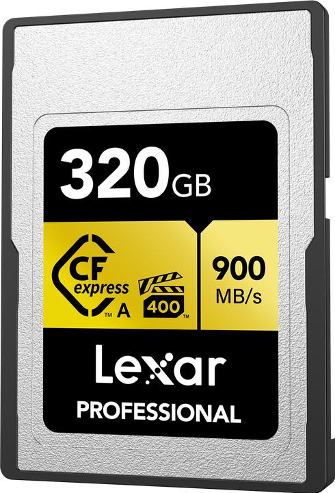 Actual product image Lexar Professional Gold Series 2.0 (320 GB, CFexpress type A)