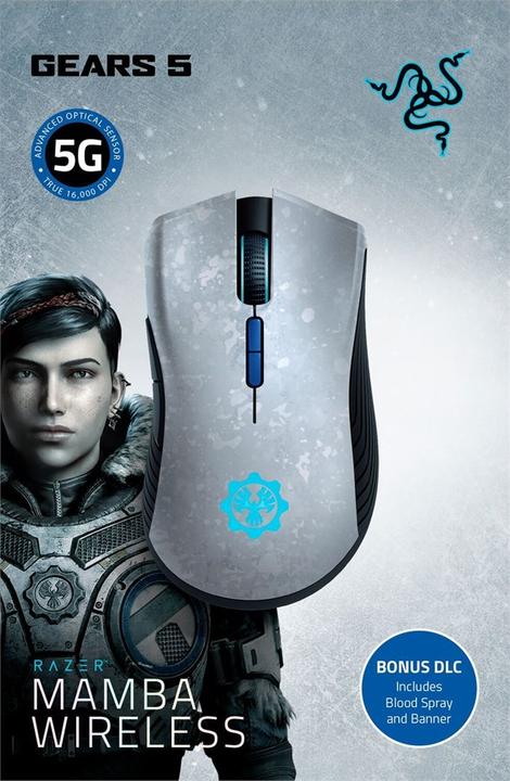 Image du produit Razer Mamba Gears of War 5e édition (Filaire, Sans fil)
