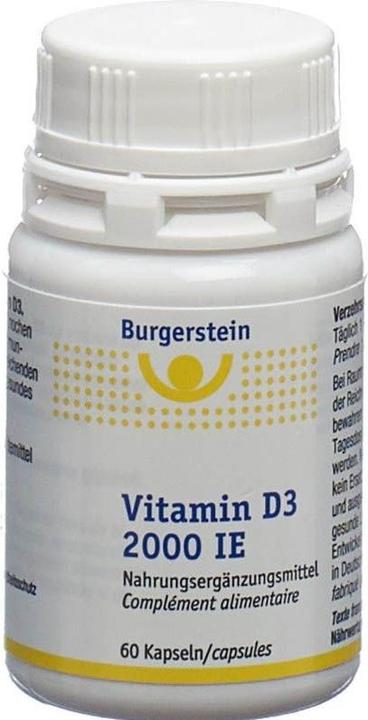 Burgerstein Vitamin D3 2000 IE (60 pièce(s), Capsules, 23 g)