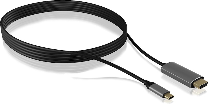 Immagine prodotto Icy Box IB-CB020-C, USB 3.1 C - HDMI, HDCP 2.2 (1.80 m, HDMI)