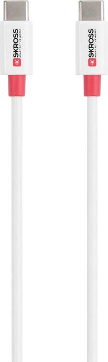 Image du produit Skross Câble USB Câble USB-C 2.0, 2,0m blanc (2 m, USB 2.0, 36 W)
