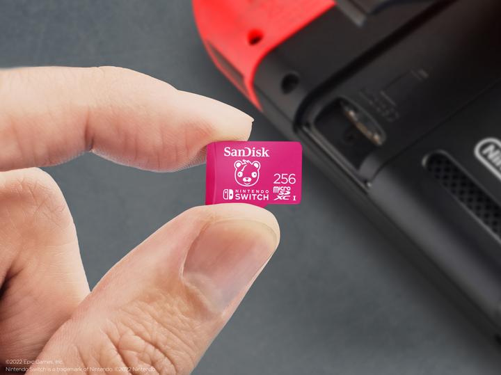 Productafbeelding SanDisk Nintendo Switch Card Fortnite Edition (256 GB, microSDXC, U3, UHS-I)